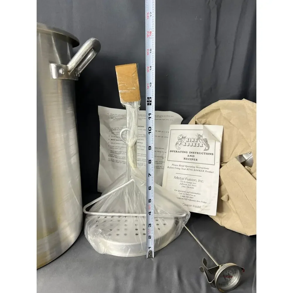 King Cooker Model 26- PK Boil Steam Deep Fry Pot Vintage